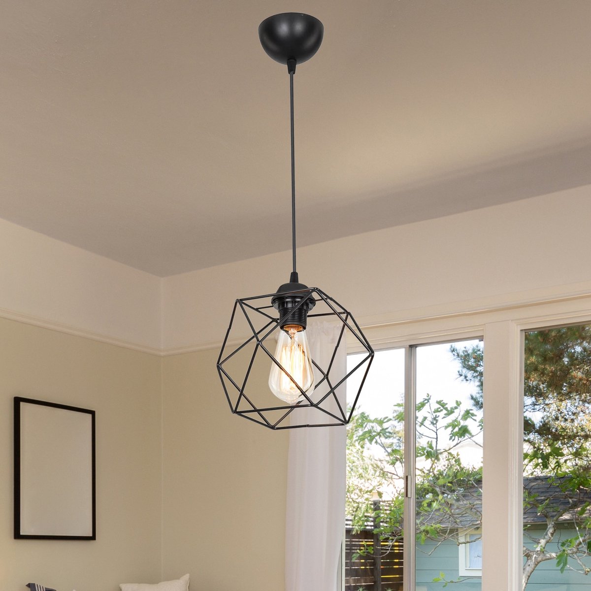 Hanglamp Simone – Vintage Kooi Verlichting in Industriële Stijl