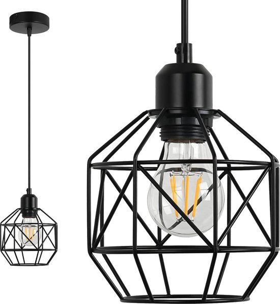 Hanglamp Simone – Vintage Kooi Verlichting in Industriële Stijl