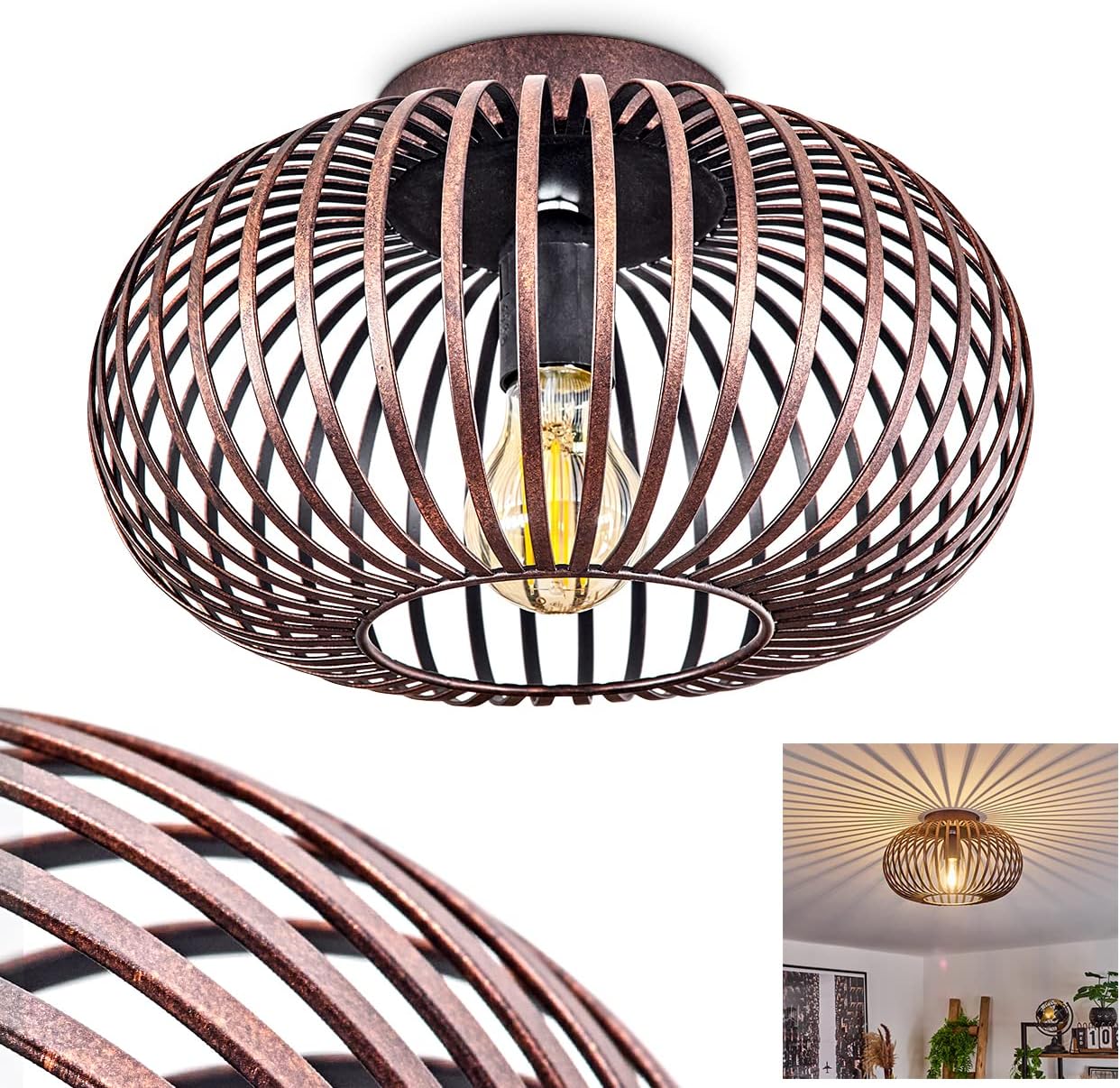 Sofie | Retro Plafondlamp in diverse kleuren