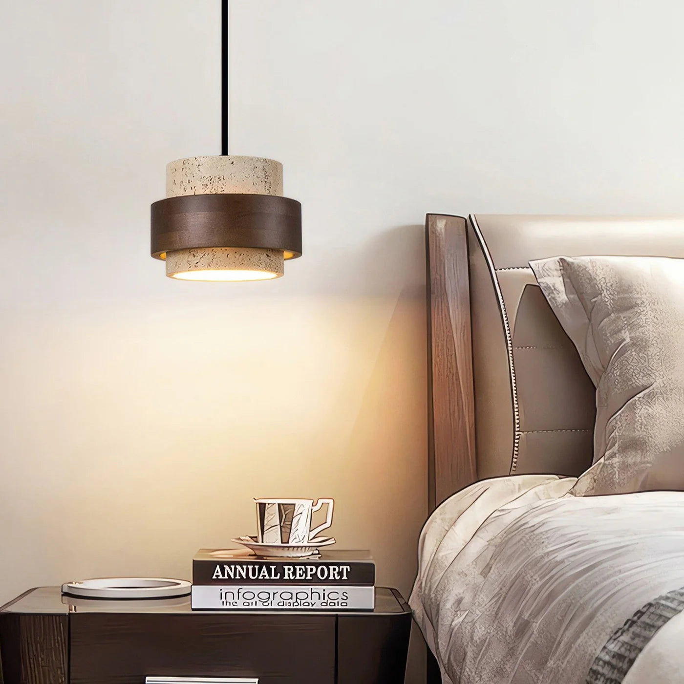 Tiffany pendant lamp | The perfect balance between Scandinavian tranquility and Japanese elegance.