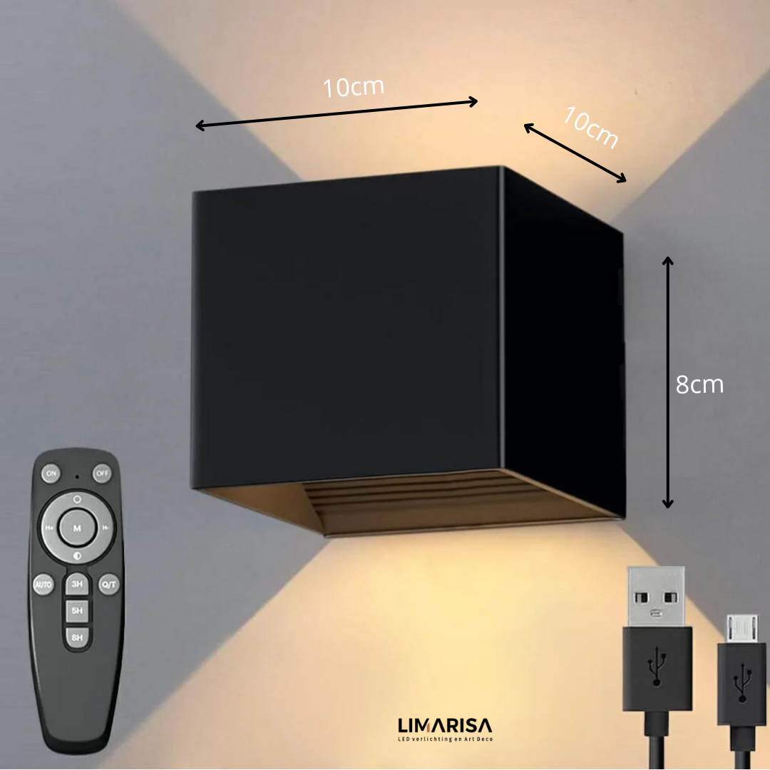 Luzy | Draadloze Wandlamp Met Magnetische Bevestiging
