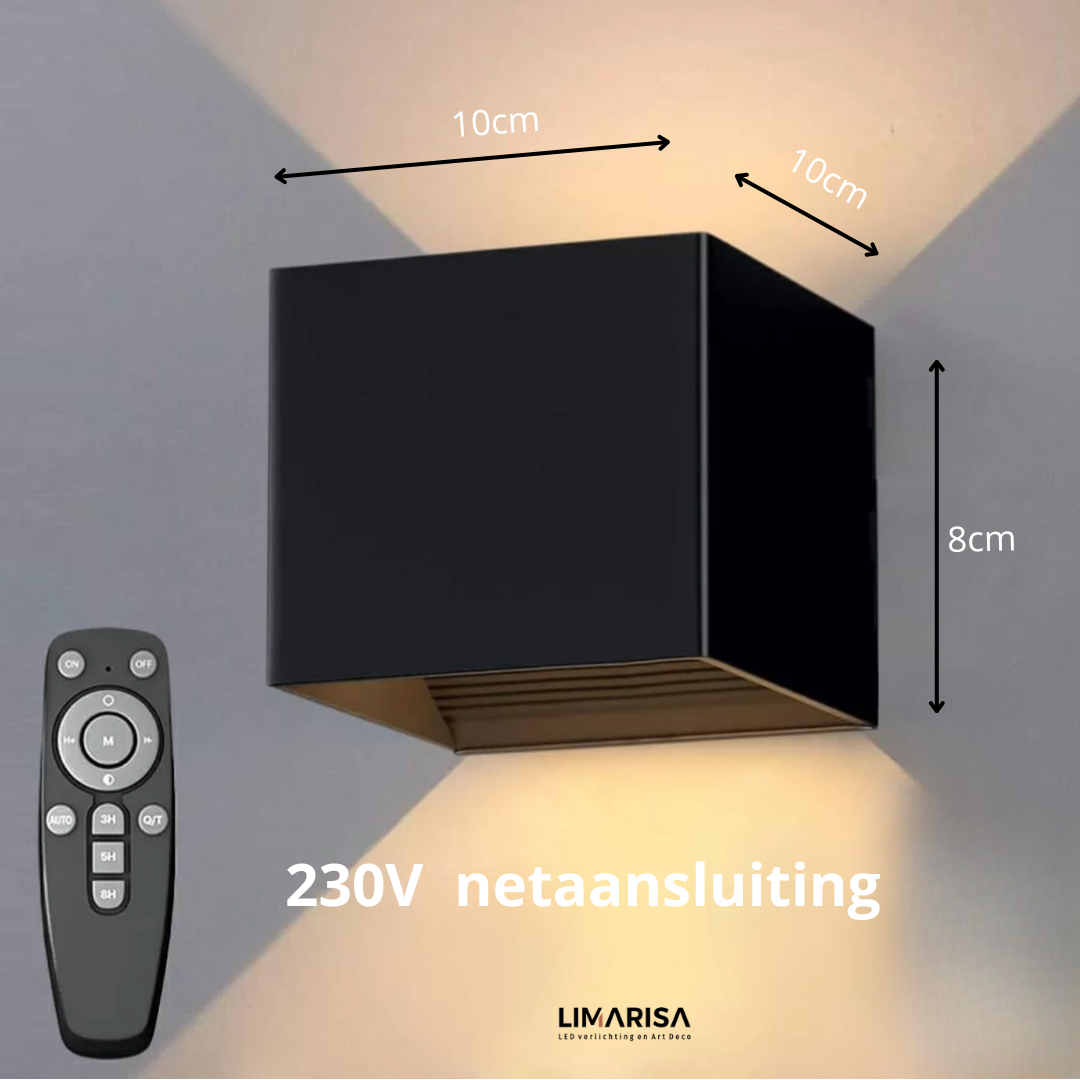Luzy | Draadloze Wandlamp Met Magnetische Bevestiging