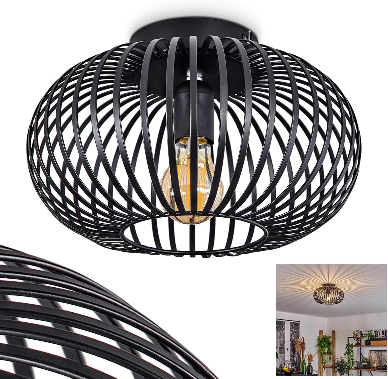 Sofie | Retro Plafondlamp in diverse kleuren