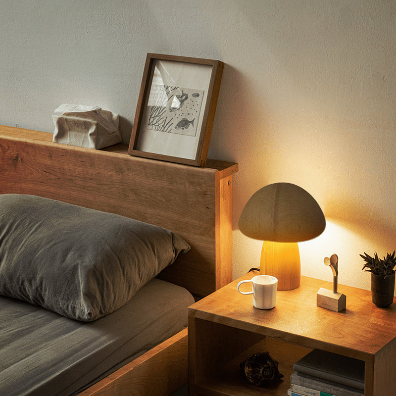 Sanna | Warme Pilzlampe aus Holz