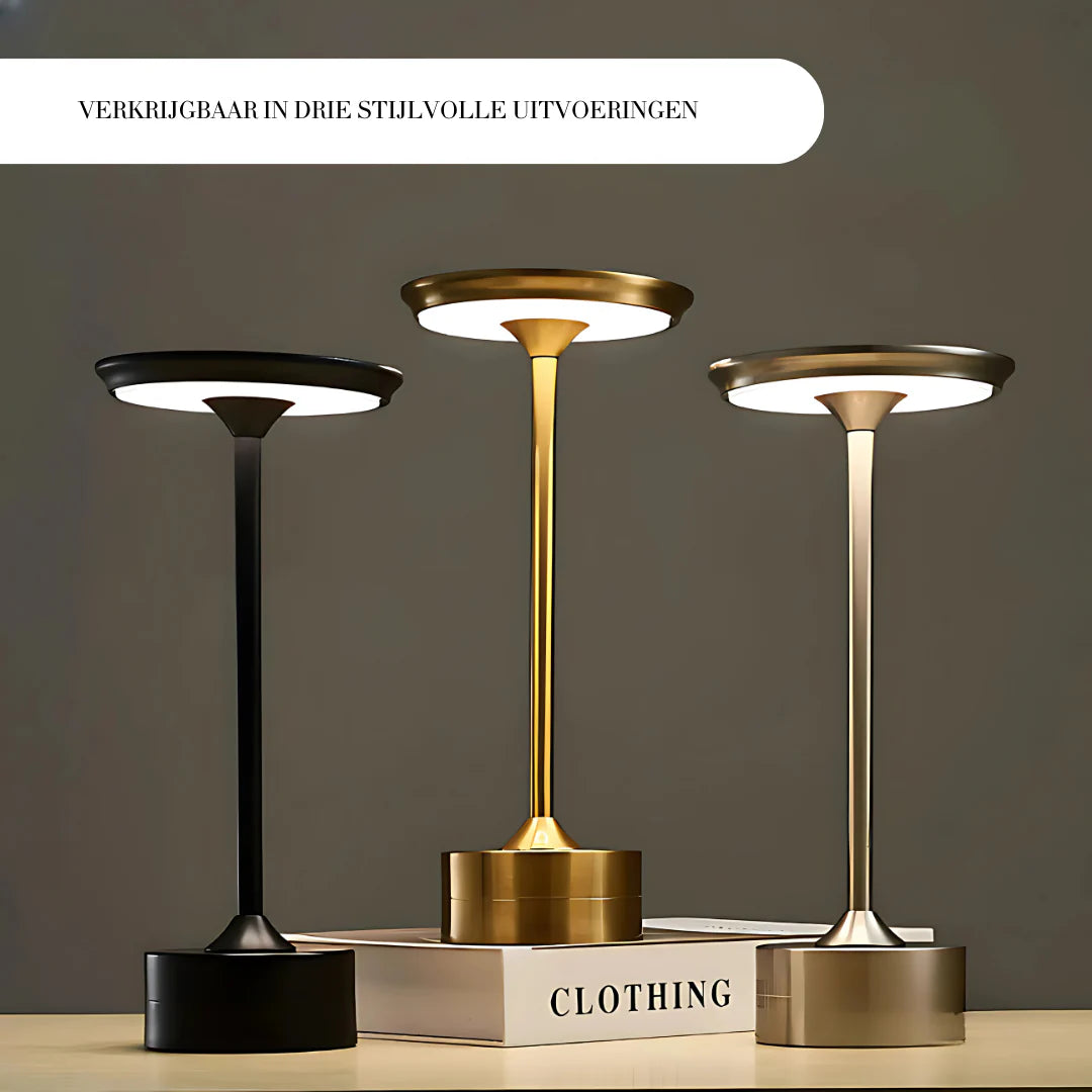 Ingeborg | Retro Elegante tafellamp uit Kopenhagen. Aanbieding (1+1 gratis)