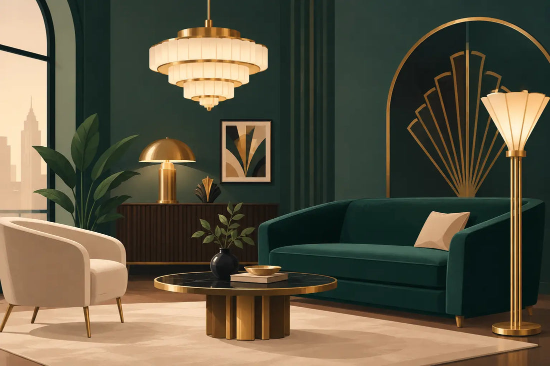 Art deco verlichting voor een chique thuis