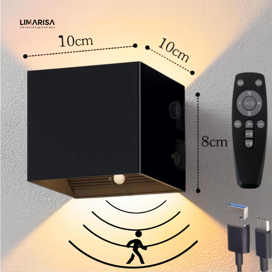 Luzy | Draadloze Wandlamp Met Magnetische Bevestiging