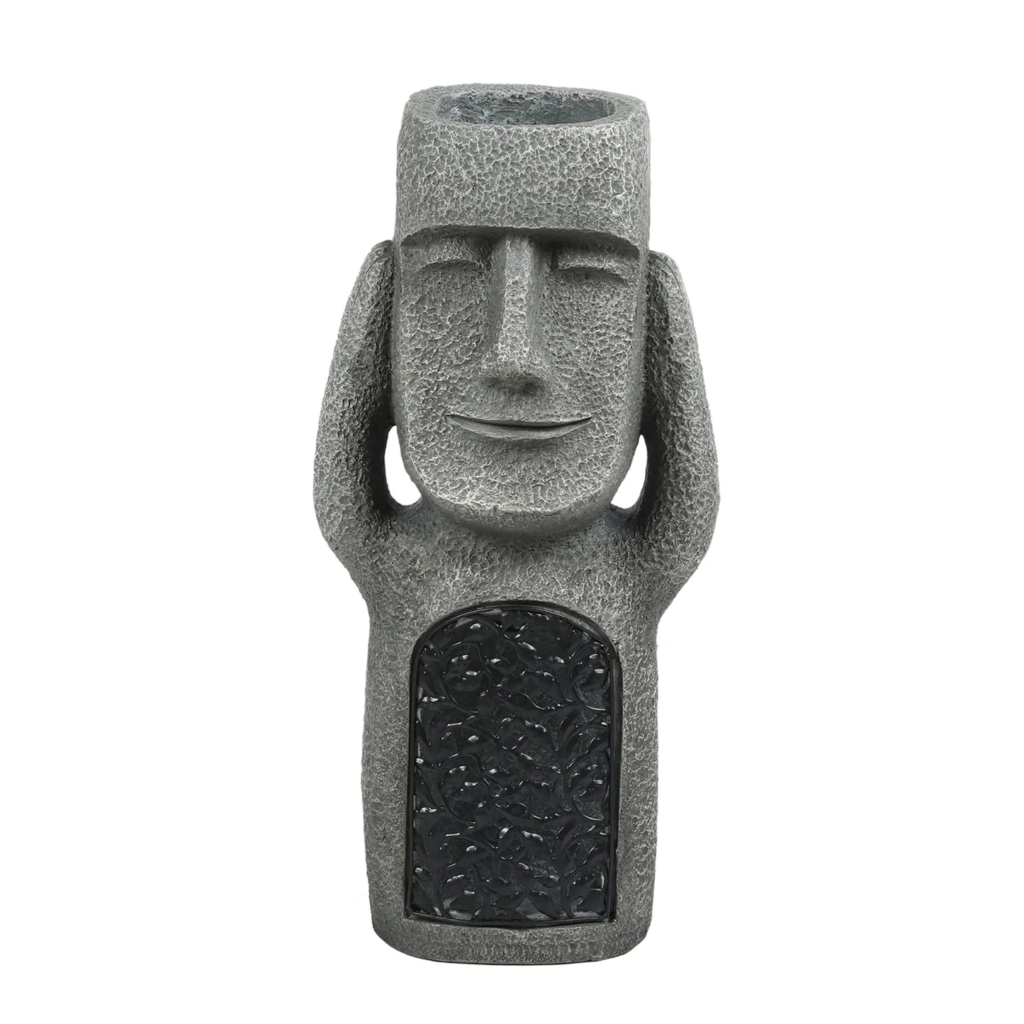 Moai Lumina | Gartenlampe: Höre, sieh und sprich nichts Böses