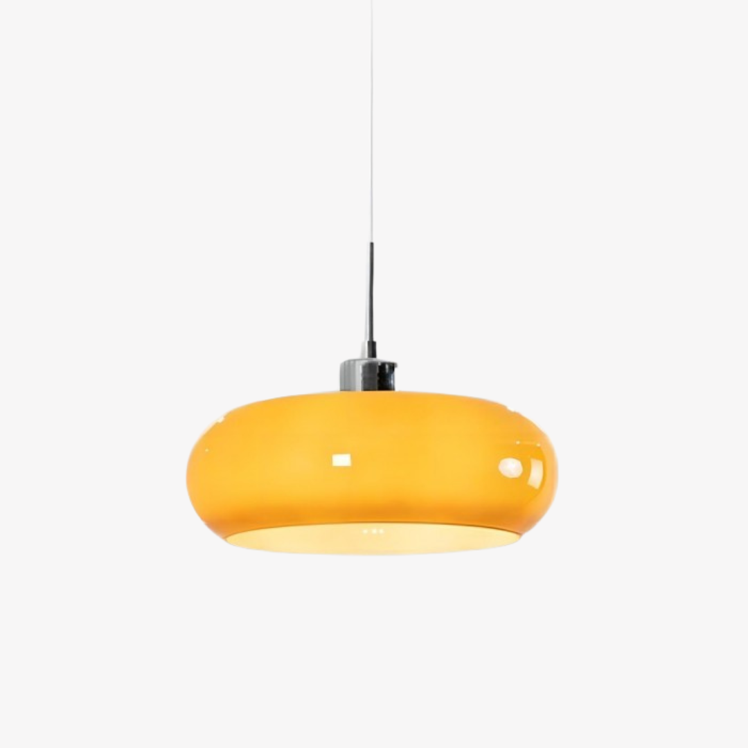 Hilda | Bauhaus Retro-Hängelampe aus Glas