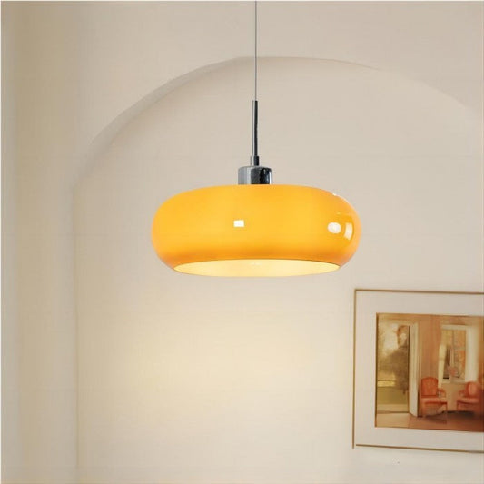 Hilda | Bauhaus Retro-Hängelampe aus Glas