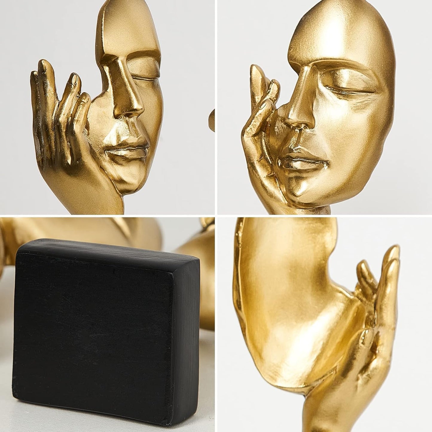 Elegante Denkerskulptur in drei nordischen Designs