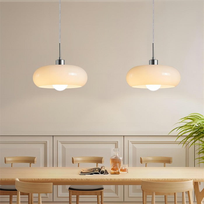 Hilda | Bauhaus Retro-Hängelampe aus Glas