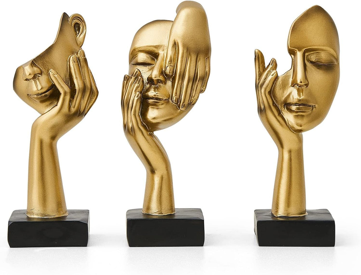 Elegante Denkerskulptur in drei nordischen Designs
