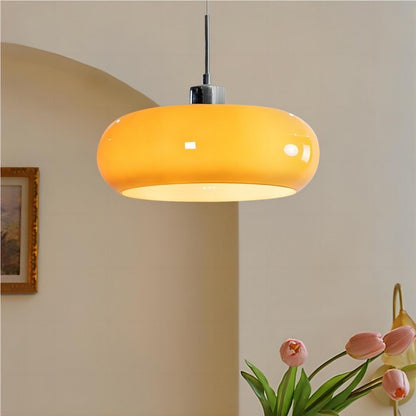 Hilda | Bauhaus Retro-Hängelampe aus Glas